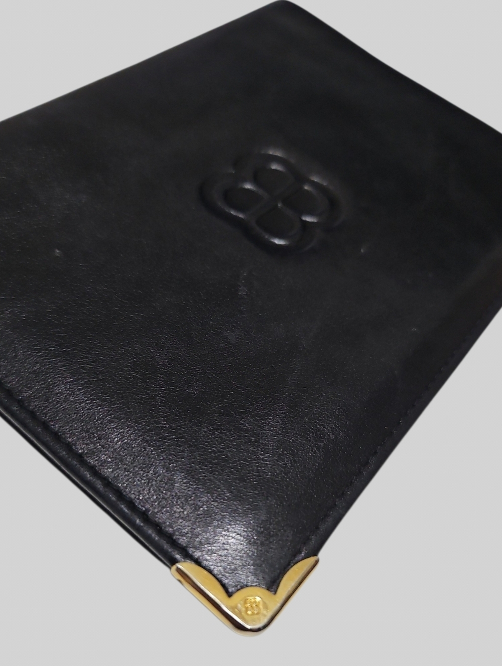 Balenciaga Vintage BB Logo Leather Bifold Wallet - Picture 6 of 15